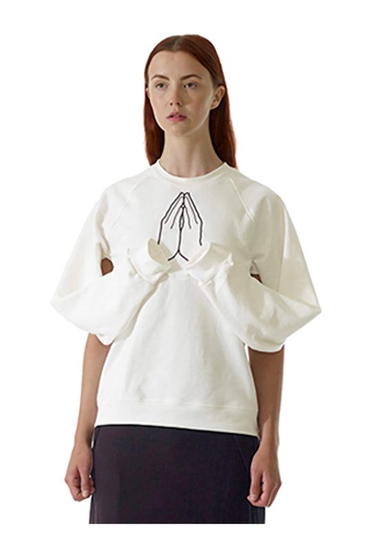 Playful and storytelling hope sweater lovingly made in organic cotton