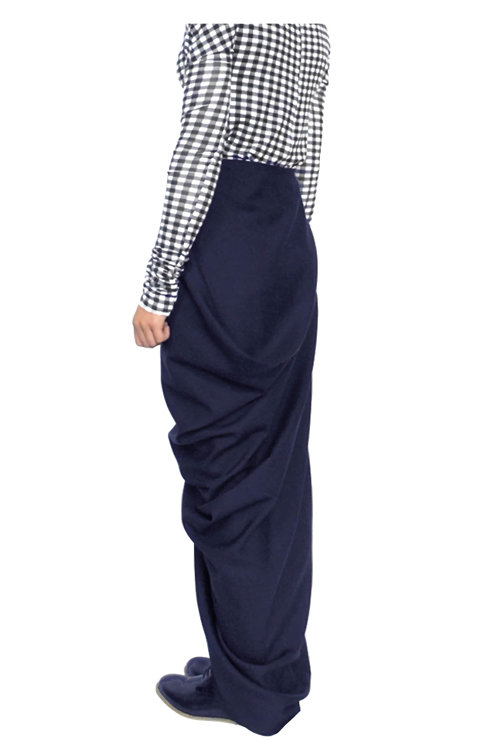 Modern cutting edge skirt with a zero waste design, available to purchase online.