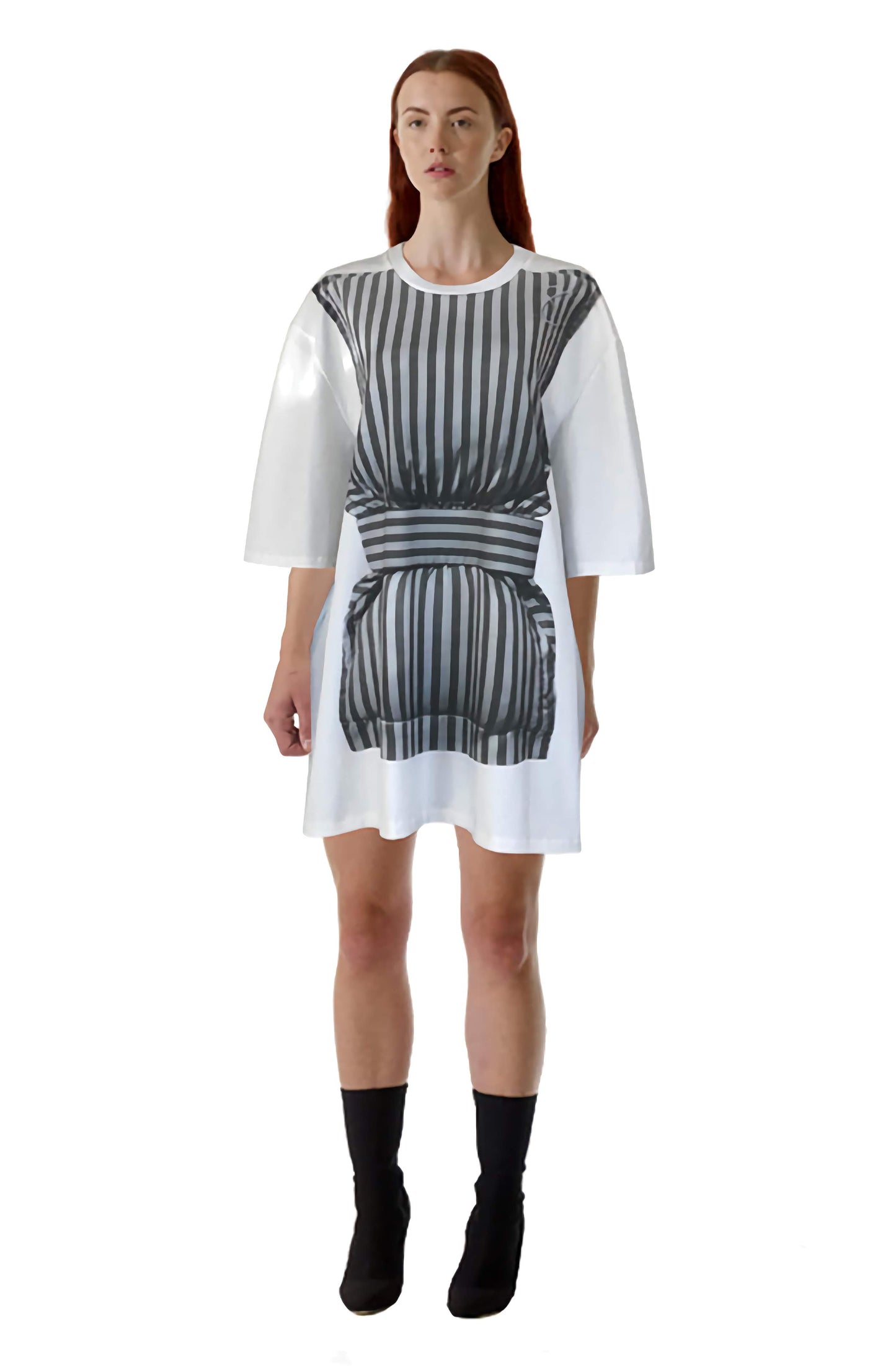 One size for all, unisex, designer pillow t-shirt or short dress made in organic cotton, wear your emotions
