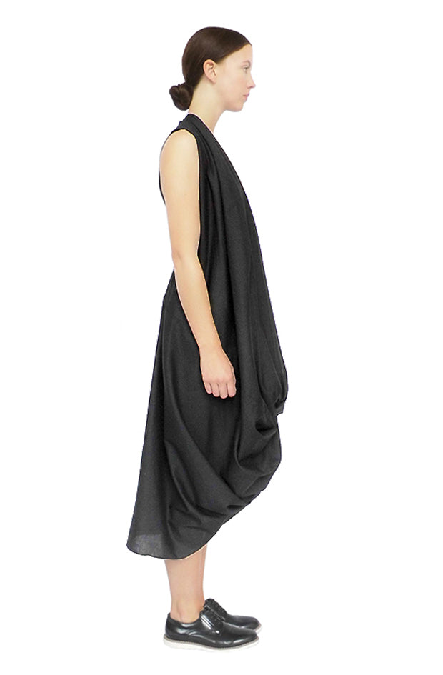 every day wear for any occasion attire black dress side view