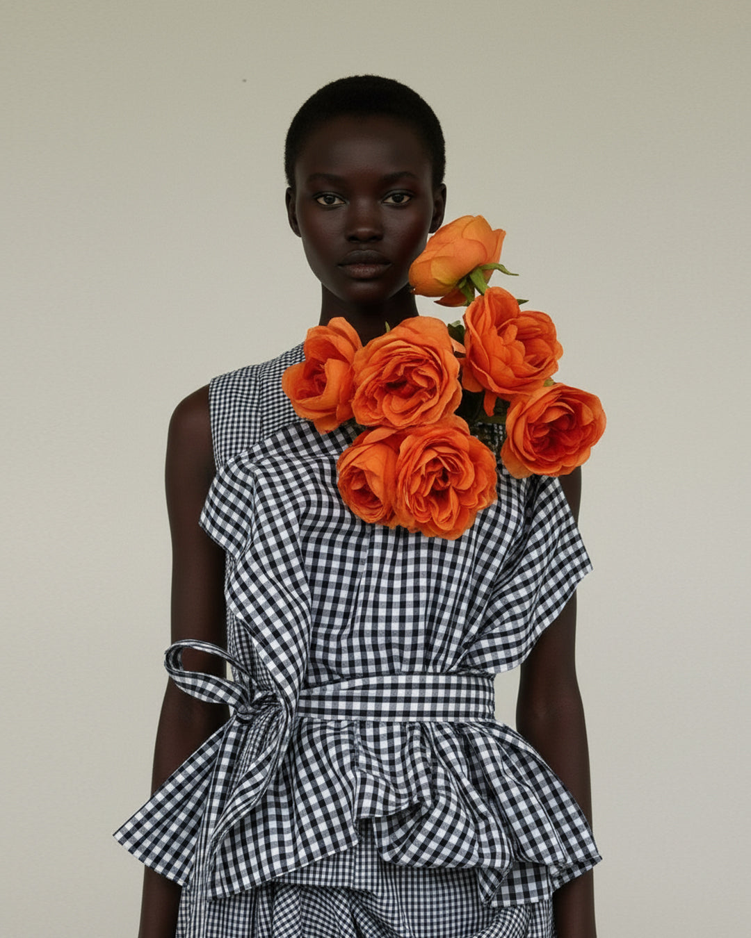 Dress For Life in gingham cotton — sustainable made-to-order fashion by Cunnington & Sanderson