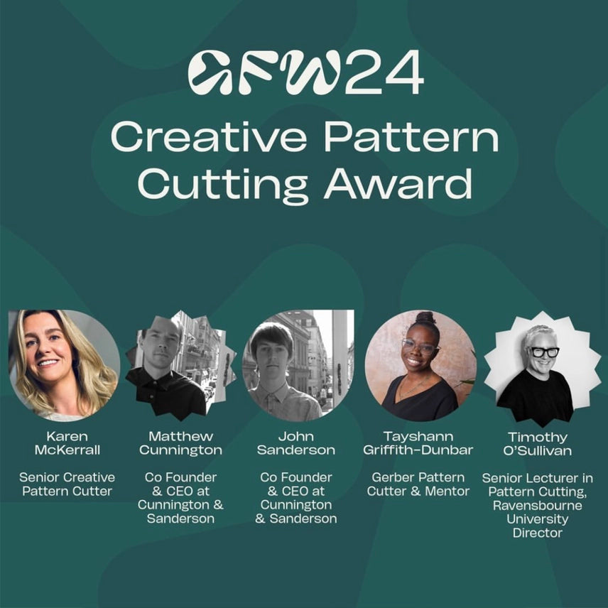 Cunnington & Sanderson invited as judges for Graduate Fashion Week for Creative Pattern Cutting Award London
