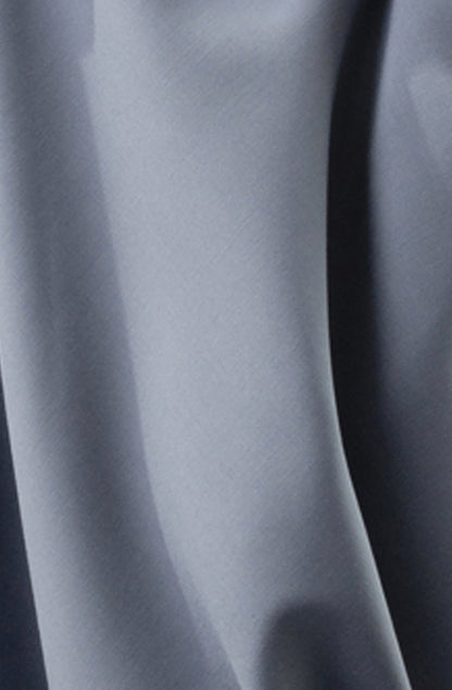 Locally sourced grey wool suiting from Yorkshire UK