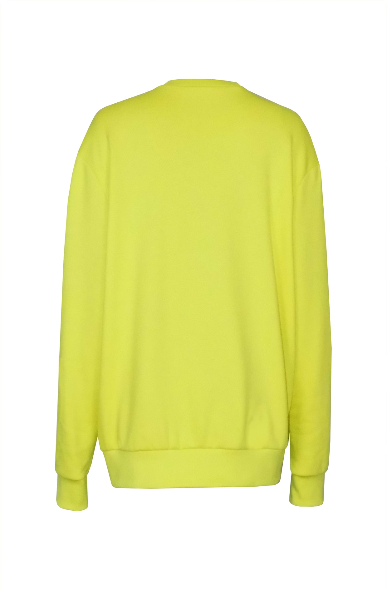 Organic cotton heart sweater with drop shoulders, 10% to Mind charity sustainable luxury made-to-order in UK