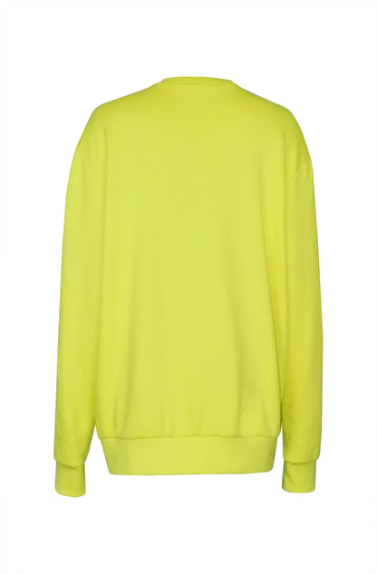 Organic cotton heart sweater with drop shoulders, 10% to Mind charity sustainable luxury made-to-order in UK