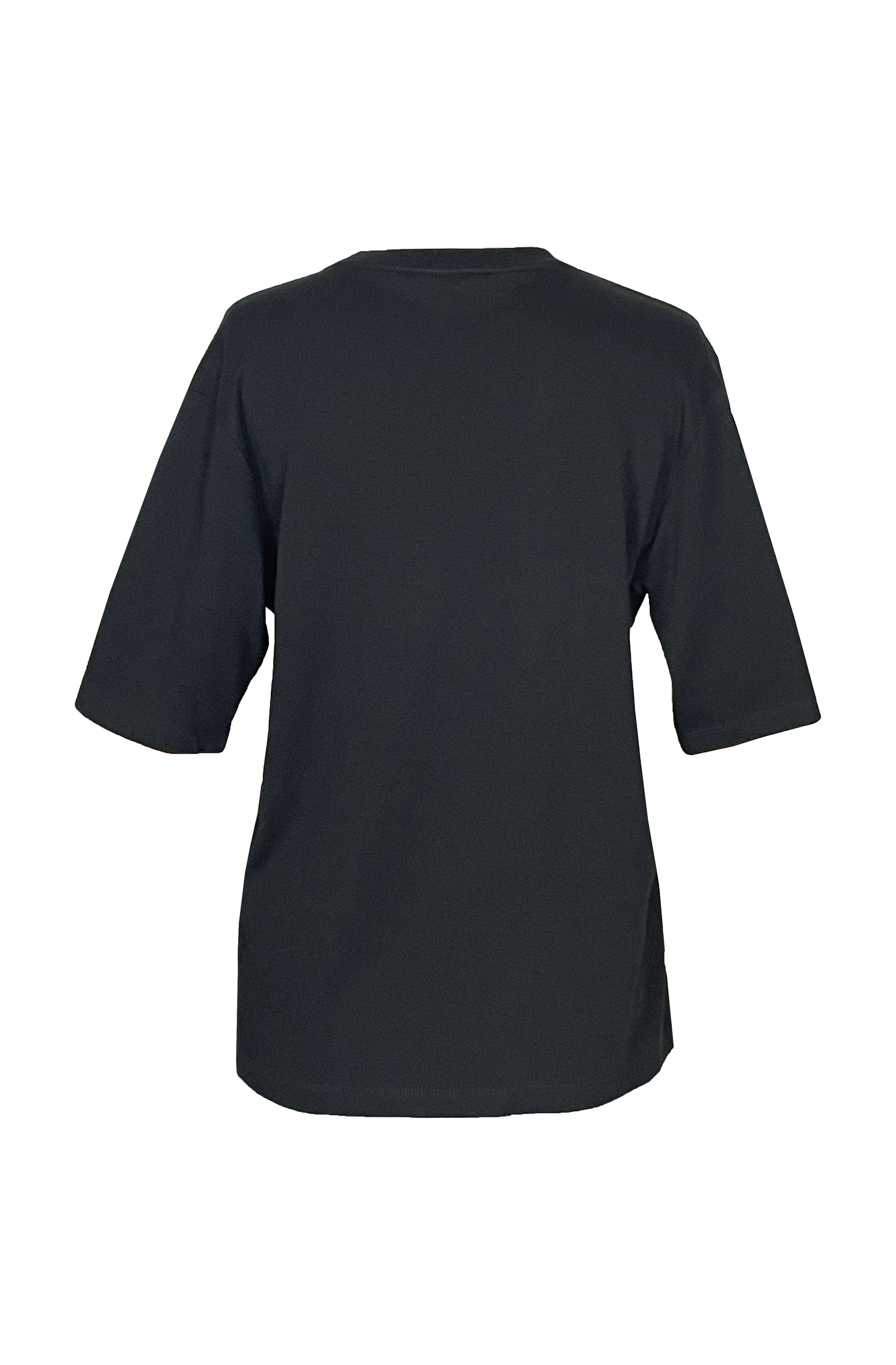 Lovely gathered heart t-shirt top, sustainable slow fashion at its best