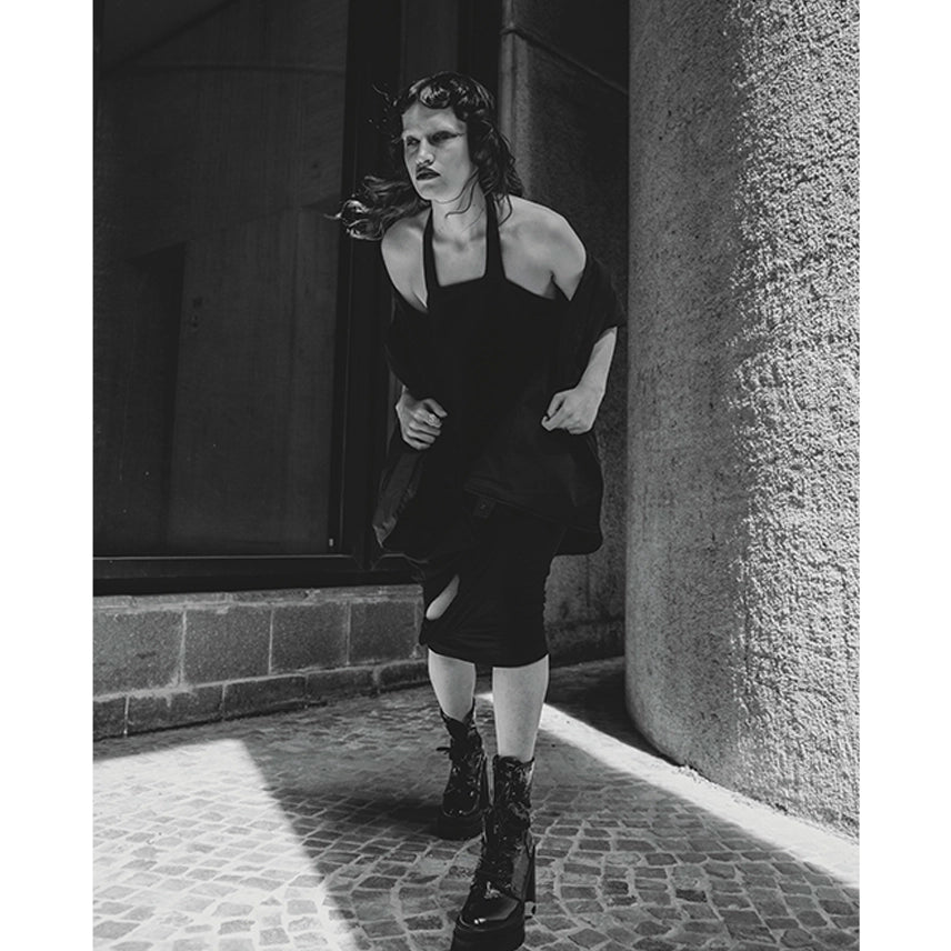 Sitch magazine editorial featuring Cunnington & Sanderson zero waste sustainable Missing Top & Missing Skirt