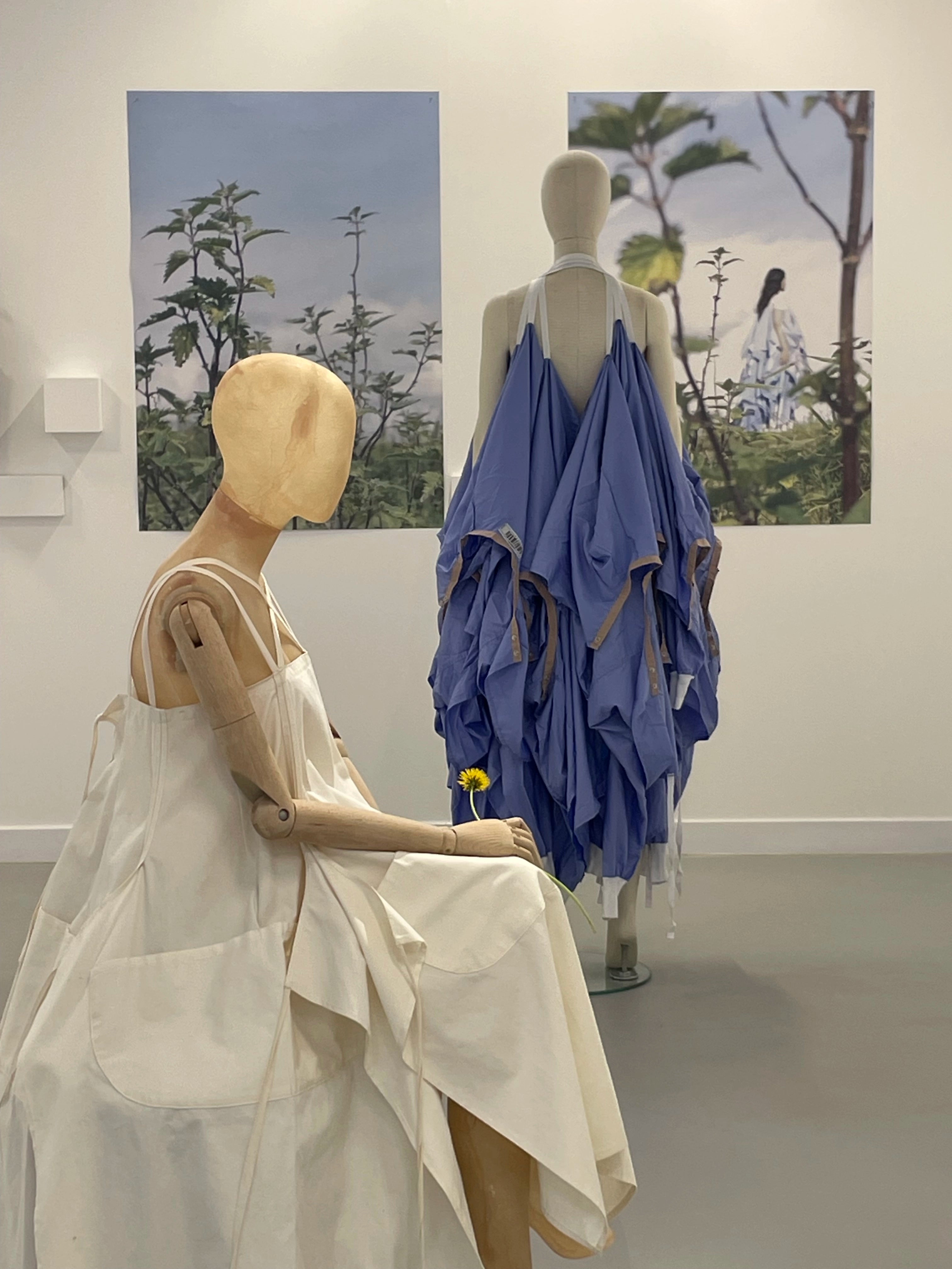 wearing sistainability exhibition curated and art directed by cunnington & sanderson